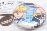 Binan Koukou Chikyuu Boueibu HAIKARA! Lame Glitter Can Badge [6.Straight Doumeki & Emotional Violet]