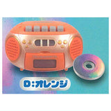 Record playback! retro mini CD player mascot Metallic Color [4.Orange]
