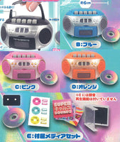 Record playback! retro mini CD player mascot Metallic Color [All 5 type set(Full Complete)]