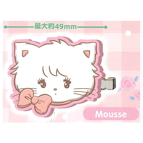 mikko illustrations LOVE FRIENDS pukkuri rubber hairpin [1.Mousse]