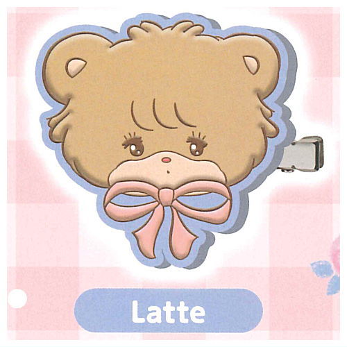 mikko illustrations LOVE FRIENDS pukkuri rubber hairpin [2.Latte]