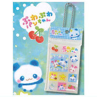 Kamio Japan Characters Tile Sticker Miniature Charm [3.Puwapuwa Panchan]
