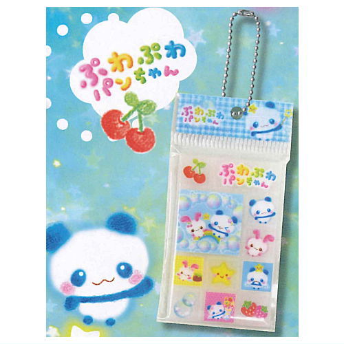 Kamio Japan Characters Tile Sticker Miniature Charm [3.Puwapuwa Panchan]