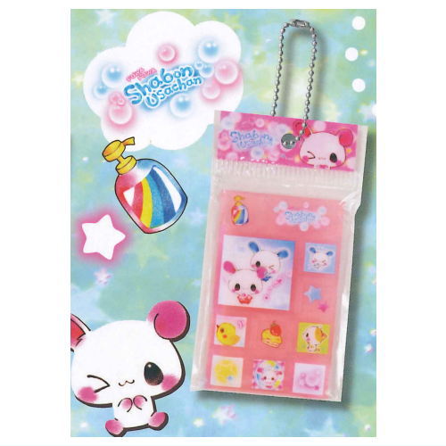 Kamio Japan Characters Tile Sticker Miniature Charm [5.Shabon Usachan]