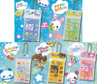 Kamio Japan Characters Tile Sticker Miniature Charm [All 5 type set(Full Complete)]
