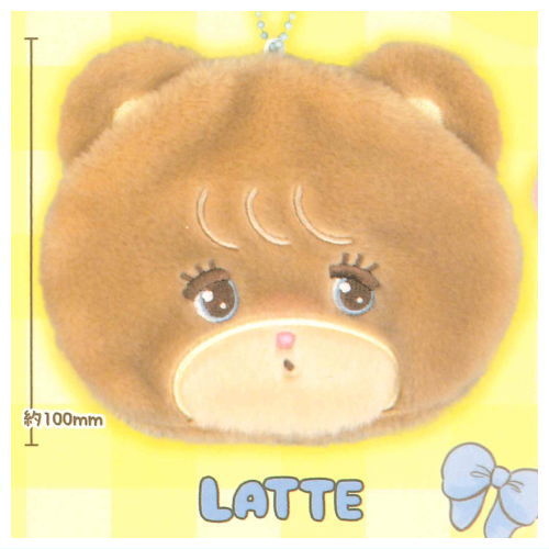 mikko characters Face Pouch [2.LATTE]