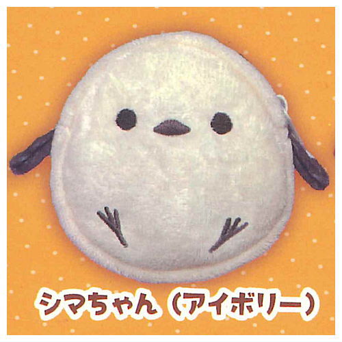 Fukufuku Shimaenaga Osuwari Pouch Part.2 [4.Shima-chan (Ivory)]