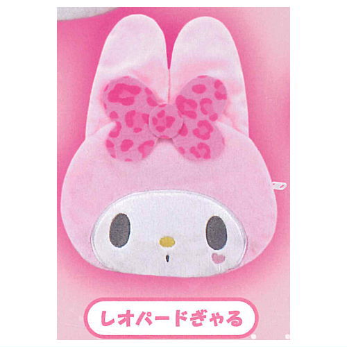 Sanrio My Melody Plush Pouch [3.Leopard Gal]