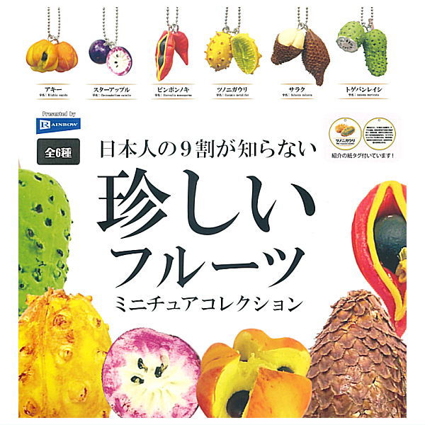 Rare Fruit Miniature Collection [All 6 type set(Full Complete)]