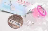 Nikoniko Frog Connecting Mejirushi Charm [2.Pink]
