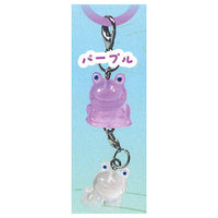 Nikoniko Frog Connecting Mejirushi Charm [4.Purple]
