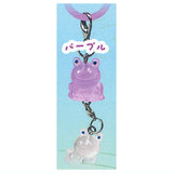 Nikoniko Frog Connecting Mejirushi Charm [4.Purple]