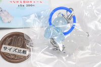 Nikoniko Frog Connecting Mejirushi Charm [5.Blue]