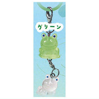 Nikoniko Frog Connecting Mejirushi Charm [6.Green]