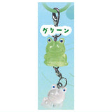Nikoniko Frog Connecting Mejirushi Charm [6.Green]