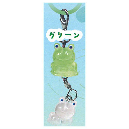 Nikoniko Frog Connecting Mejirushi Charm [6.Green]