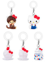 Monchhichi x Hello Kitty Mejirushi Accessory [All 5 type set(Full Complete)]