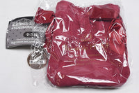 Maison de FLEUR Double Ribbon Gathered Tote Bag Keychain Part.2 [5.Bordeaux]