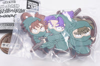 Deformed Rubber! Nintama Rantaro the Movie Keychain Part.2 [5.Isaku Zenpouji & Monjirou Shioe & Chouji Nakazaike]