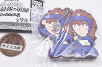 Deformed Rubber! Nintama Rantaro the Movie Keychain Part.2 [6.Saburou Hachiya & Raizou Fuwa]