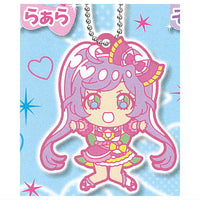 Deformed Rubber! Aikatsu! x PriPara THE MOVIE Keychain [6.Laala]