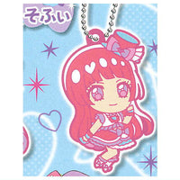 Deformed Rubber! Aikatsu! x PriPara THE MOVIE Keychain [7.Sophy]