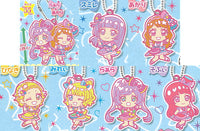 Deformed Rubber! Aikatsu! x PriPara THE MOVIE Keychain [All 7 type set(Full Complete)]