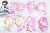 Deformed Rubber! Aikatsu! x PriPara THE MOVIE Keychain [All 7 type set(Full Complete)]