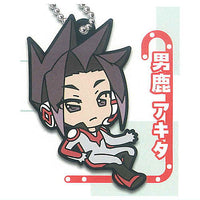 Deformed Rubber! Shinkansen Henkei Robo Shinkalion Keychain [2.Akita Oga]