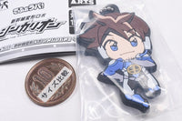 Deformed Rubber! Shinkansen Henkei Robo Shinkalion Keychain [5.Hokuto Hayasugi]