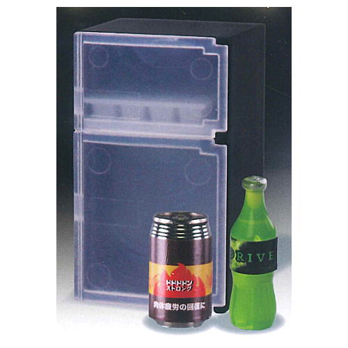 Light!! Mini refrigerator Part.2 [1.Black & 1 Canned Energy Drink & 4 Bottled Energy Drinks (light color: rainbow)]