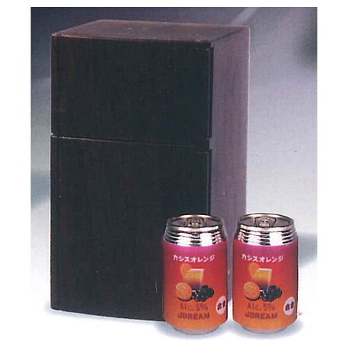 Light!! Mini refrigerator Part.2 [2.Mokume & 2 Canned Chuhai (light color: white)]