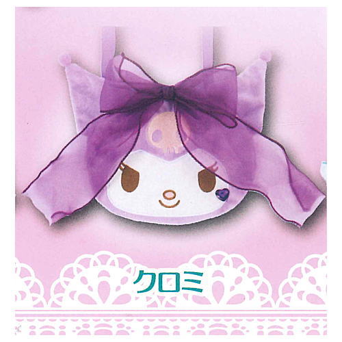 Sanrio Characters Plush Pochette [2.Kuromi]