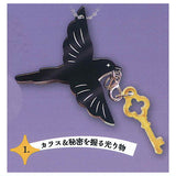 Hikarimonowonerau Nusuttori Yurayura Kazesarai Acrylic Charm [1.Crow & Himitsuwonigiru Hikarimono]