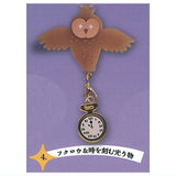 Hikarimonowonerau Nusuttori Yurayura Kazesarai Acrylic Charm [4.Owl & Tokiwokizamu Hikarimono]