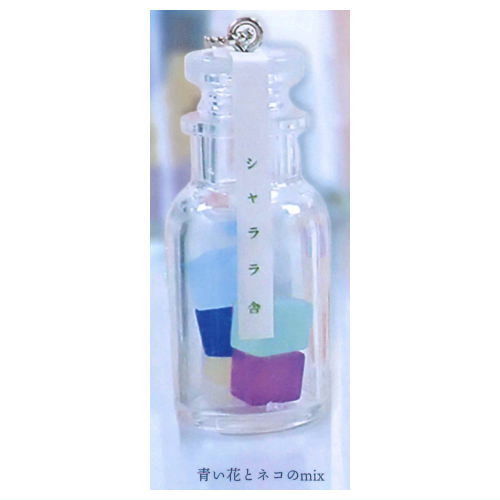 Sha la la sha Kohakuto no kobindzume Mini Collection [1.Blue flowers and cats mix]