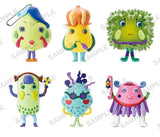 Nanjamonja Capsule Figure Keychain Shiro vol.1 [All 6 type set(Full Complete)]