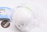 Tenohira size Bichon Frise plush toy [4.Bo- (Collar: Green)]