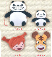Panda Kopanda Plush Badge [All 4 type set (Full Complete)]