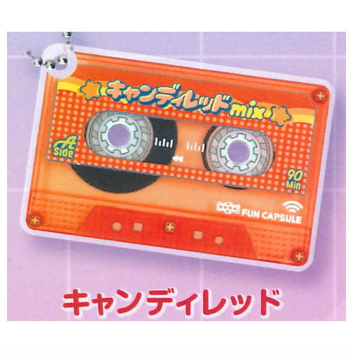 Emoi!! cassette tape keychain vol.2 [1.Candy Red]