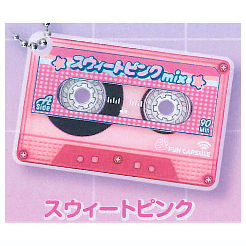 Emoi!! cassette tape keychain vol.2 [4.Sweet Pink]