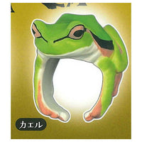 Fingertip Animal World Real Face Ring [3.Frog]
