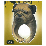 Fingertip Animal World Real Face Ring [5.Dog]