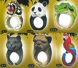 Fingertip Animal World Real Face Ring [All 6 type set (Full Complete)]