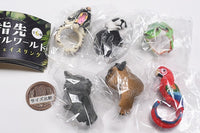 Fingertip Animal World Real Face Ring [All 6 type set (Full Complete)]