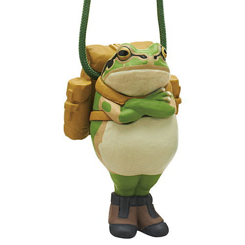 Kaeru no Mori Kobo Safely Kaeru Strap Part.2 [1.Healing Green (with compass)]