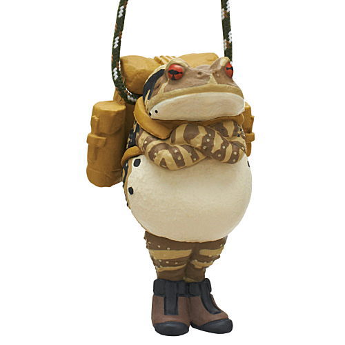Kaeru no Mori Kobo Safely Kaeru Strap Part.2 [4.Safety and security Toad (with compass)]