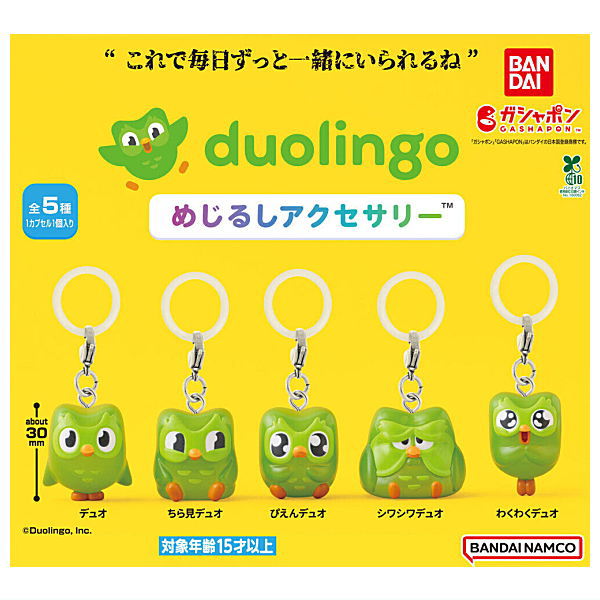 duolingo Mejirushi Accessory  [All 5 type set (Full Complete)]