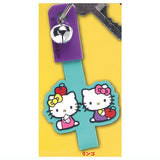 Hello Kitty Cycling Rubber Key Ring [1.Apple]