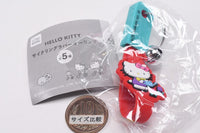 Hello Kitty Cycling Rubber Key Ring [4.Flower]